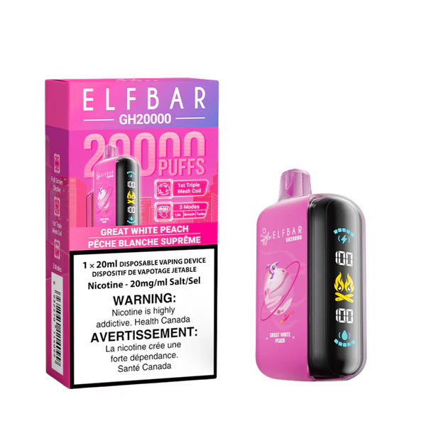 ELF Bar 20K Rechargeable Disposable Vape (GH20000)